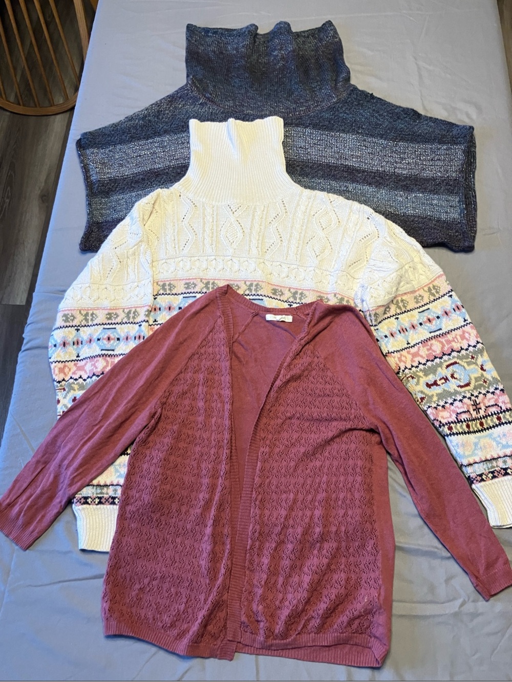 Women's Sweater Bundle - 3 Sweaters- Size S